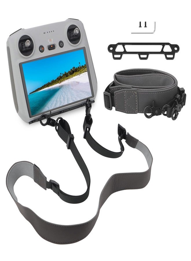 CQT RC2 RC Remote Lanyard Neck Strap with 3 Hook Aluminum Bracket for DJI RC/RC 2 Remote Controller Accessories for DJI FLIP DJI Mini 3 4 5 Pro/Air 3S 3 2 2S / Mini 2 SE (Lanyard for DJI RC/RC2) - Image 2
